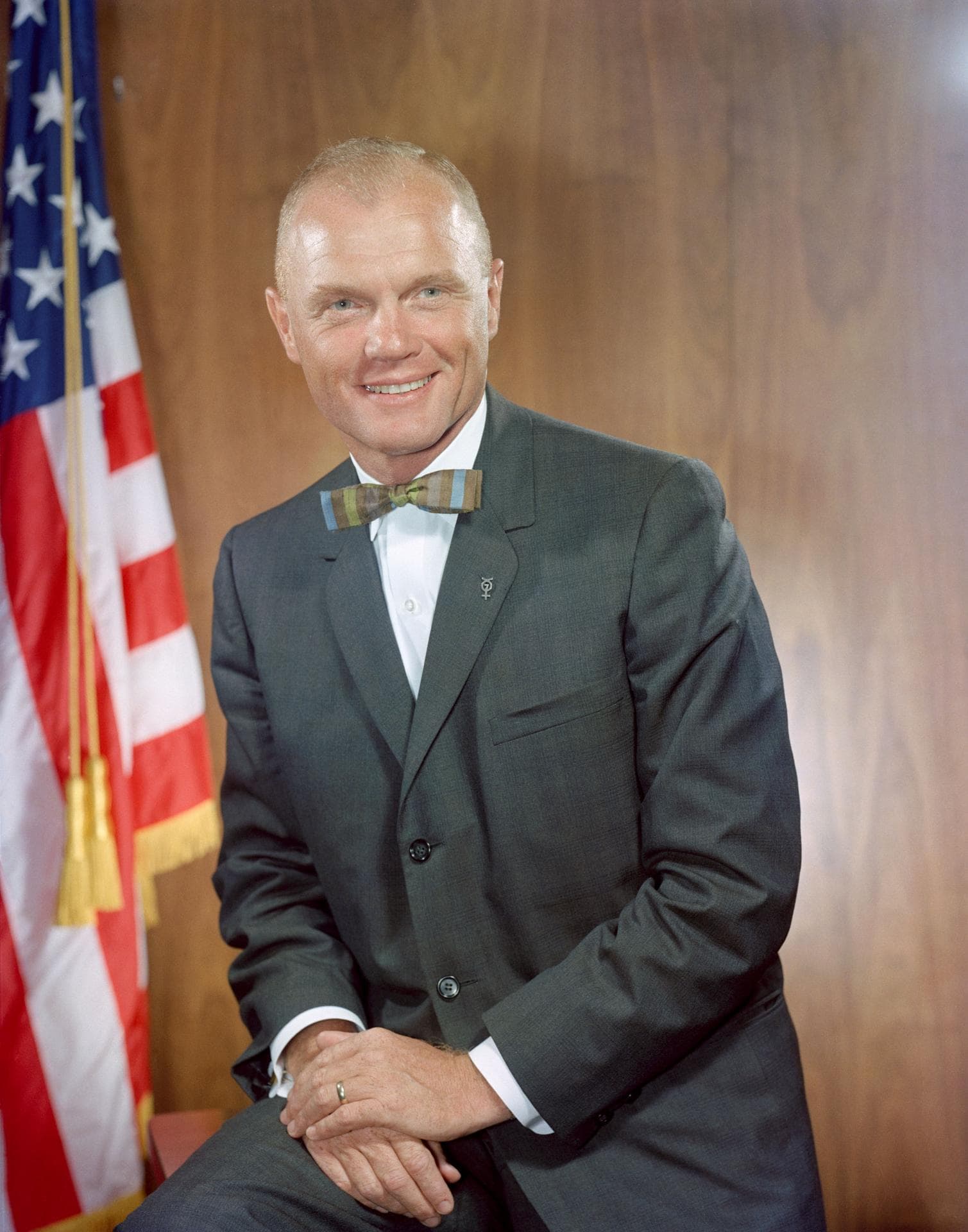 John Glenn astronaut portrait