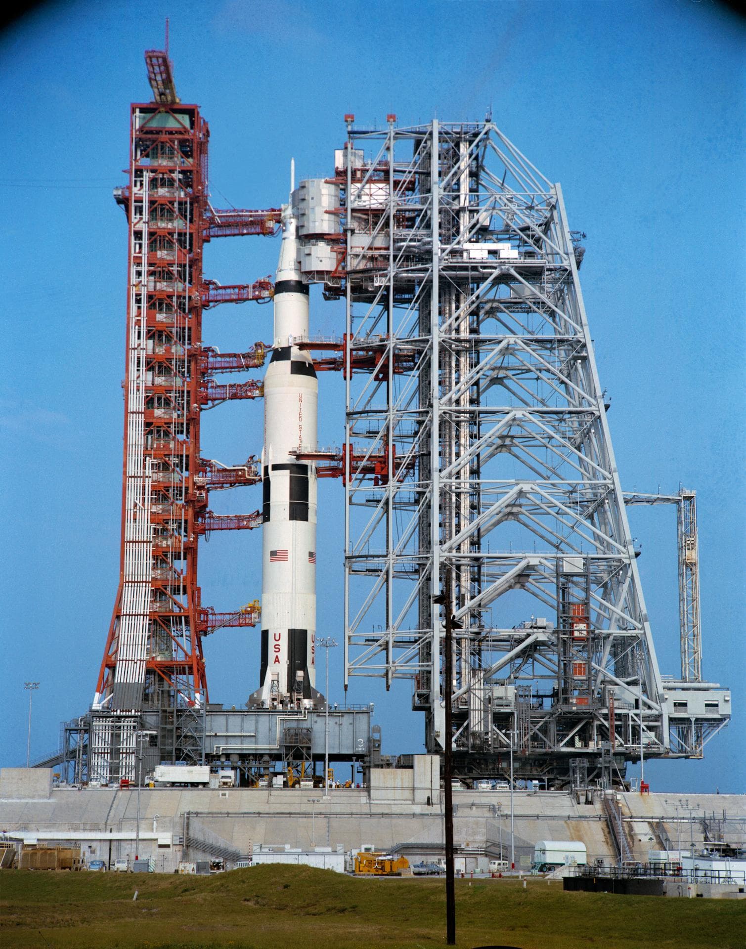 Apollo 16 on the Launch Pad