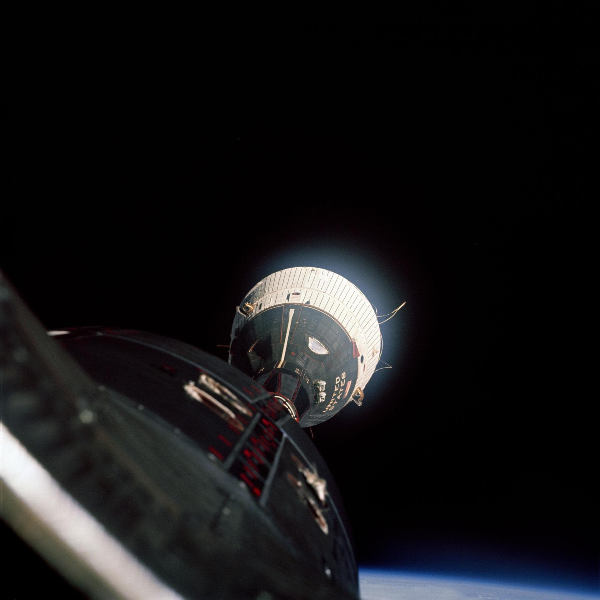 Gemini 7 Seen From Gemini 6A