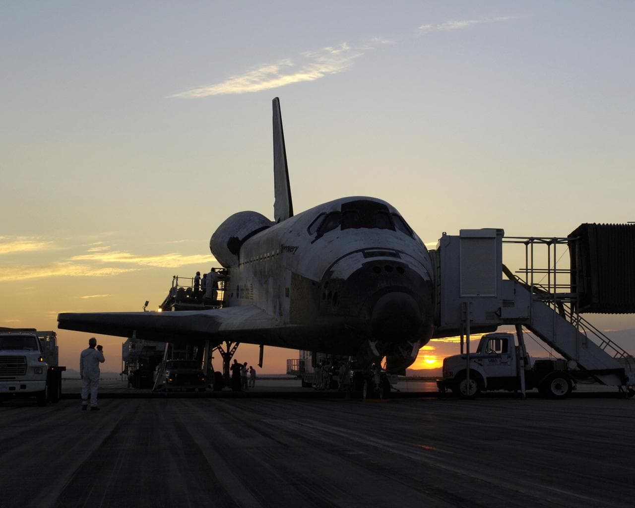 Space Shuttle Discovery spacecraft